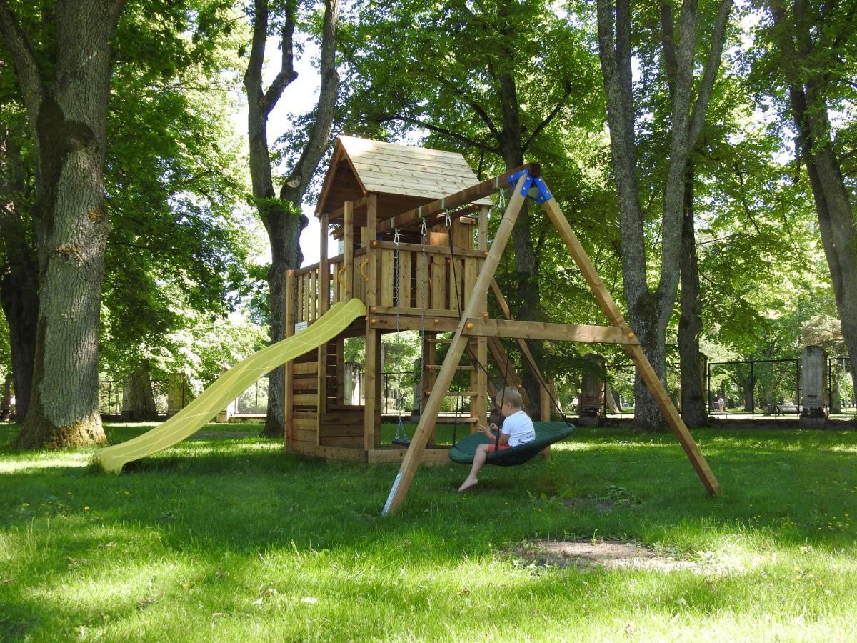 Villa Ammende Restaurant And Hotel Parnu Exterior photo Playground in the park